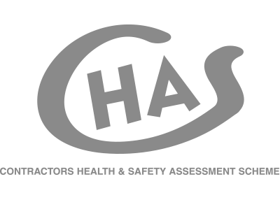 chas logo grey